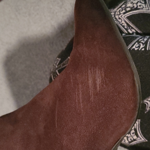 Brown faux suede Ziggy Soho above ankle boot - Picture 7 of 7